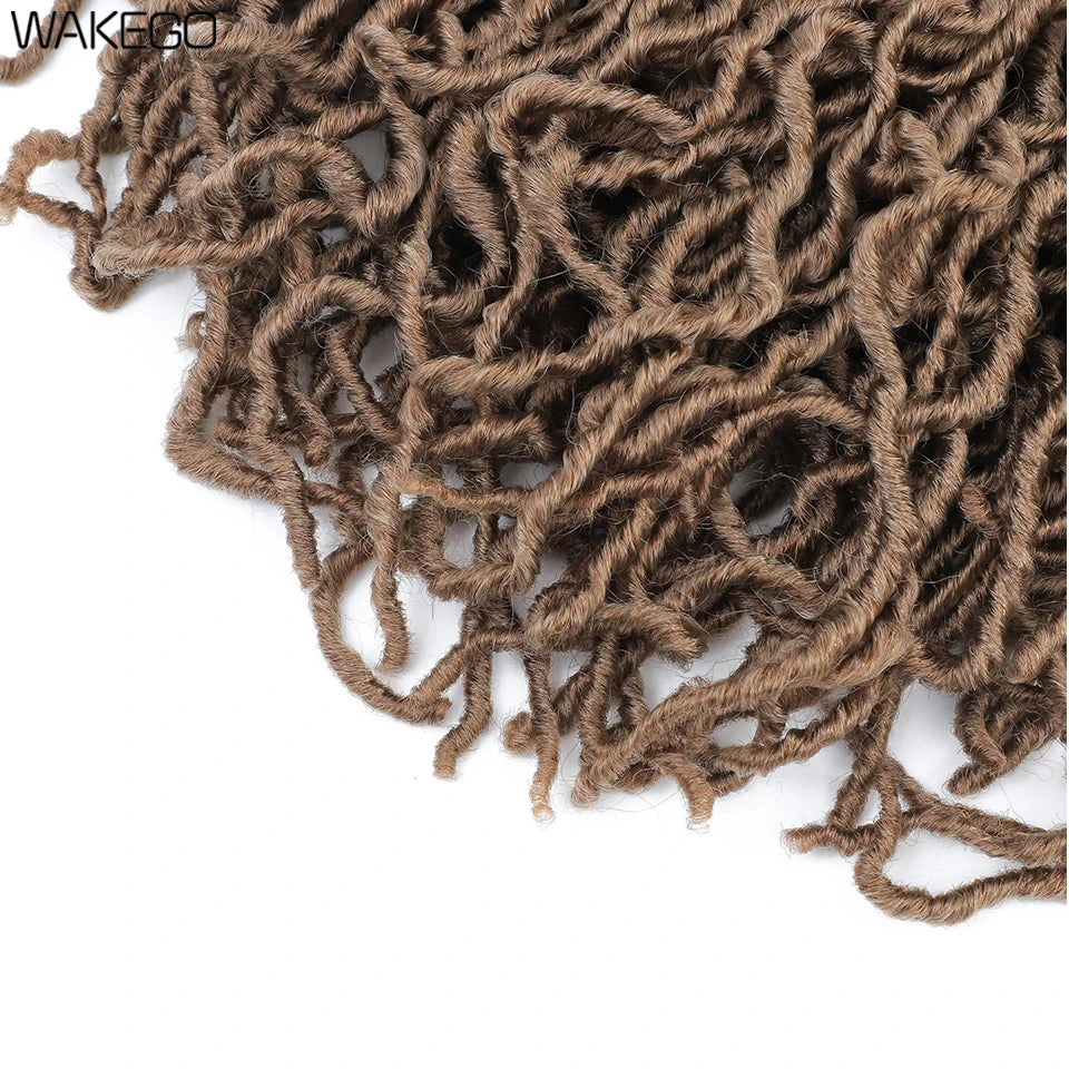 Wakego Faux Locs Crochet Hair – Soft Locs 14/18/24’’ – Extensions Tressées 9 Couleurs