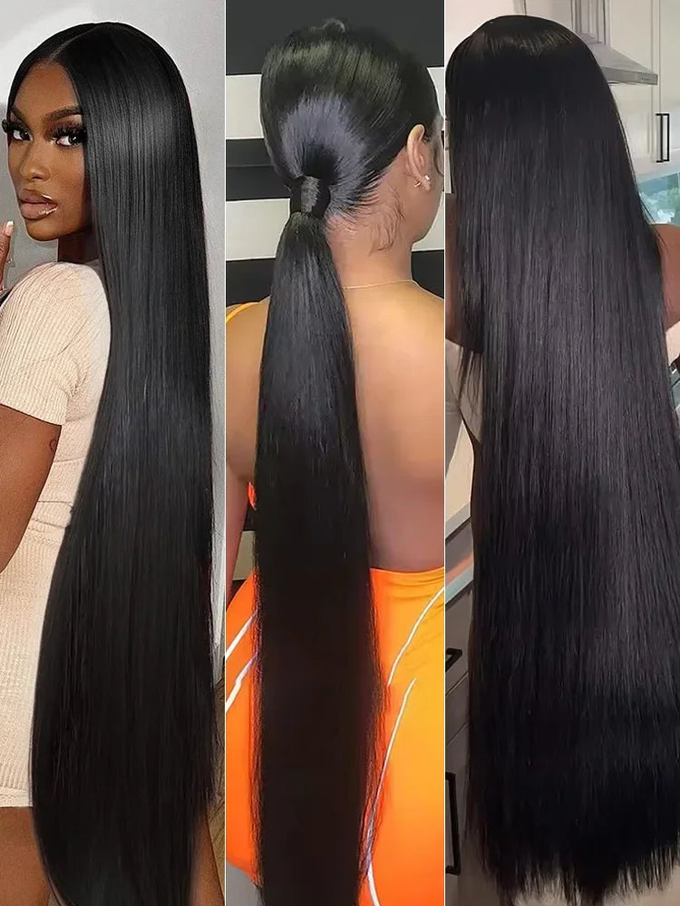 Mossily Brazilian Straight Hair – Extensions Cheveux Humains Remy 100% Naturels, Double Weft, Lisses & Soyeux