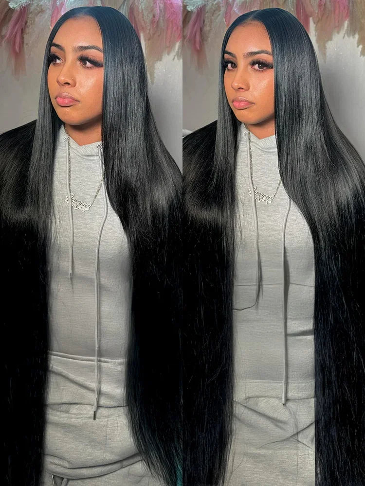 Mossily Brazilian Straight Hair – Extensions Cheveux Humains Remy 100% Naturels, Double Weft, Lisses & Soyeux
