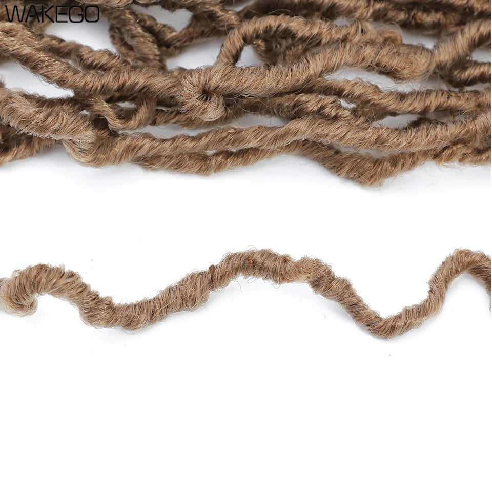 Wakego Faux Locs Crochet Hair – Soft Locs 14/18/24’’ – Extensions Tressées 9 Couleurs