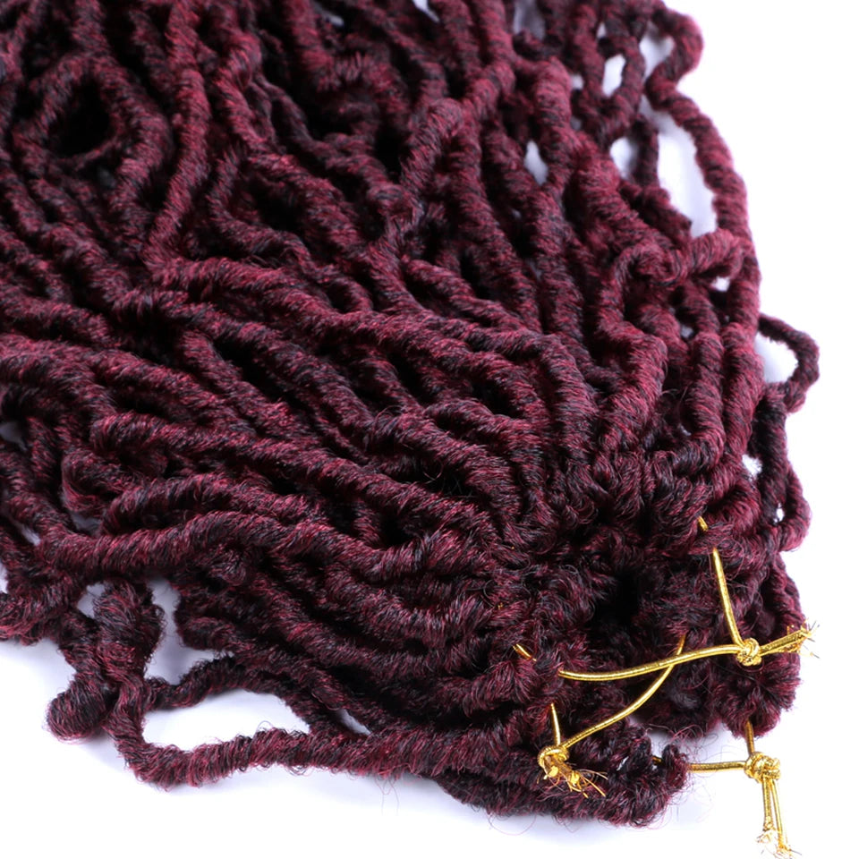 Wakego Faux Locs Crochet Hair – Soft Locs 14/18/24’’ – Extensions Tressées 9 Couleurs