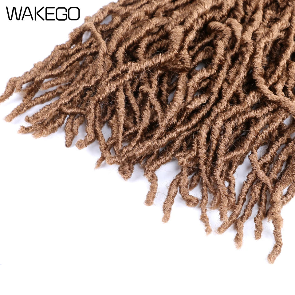 Wakego Faux Locs Crochet Hair – Soft Locs 14/18/24’’ – Extensions Tressées 9 Couleurs