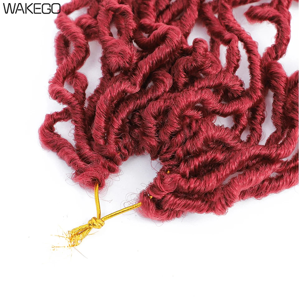 Wakego Faux Locs Crochet Hair – Soft Locs 14/18/24’’ – Extensions Tressées 9 Couleurs