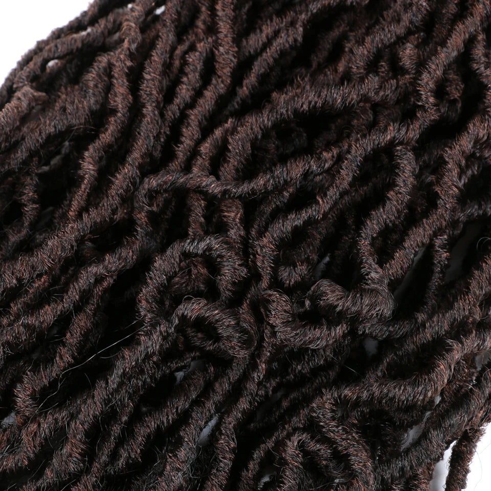 Wakego Faux Locs Crochet Hair – Soft Locs 14/18/24’’ – Extensions Tressées 9 Couleurs
