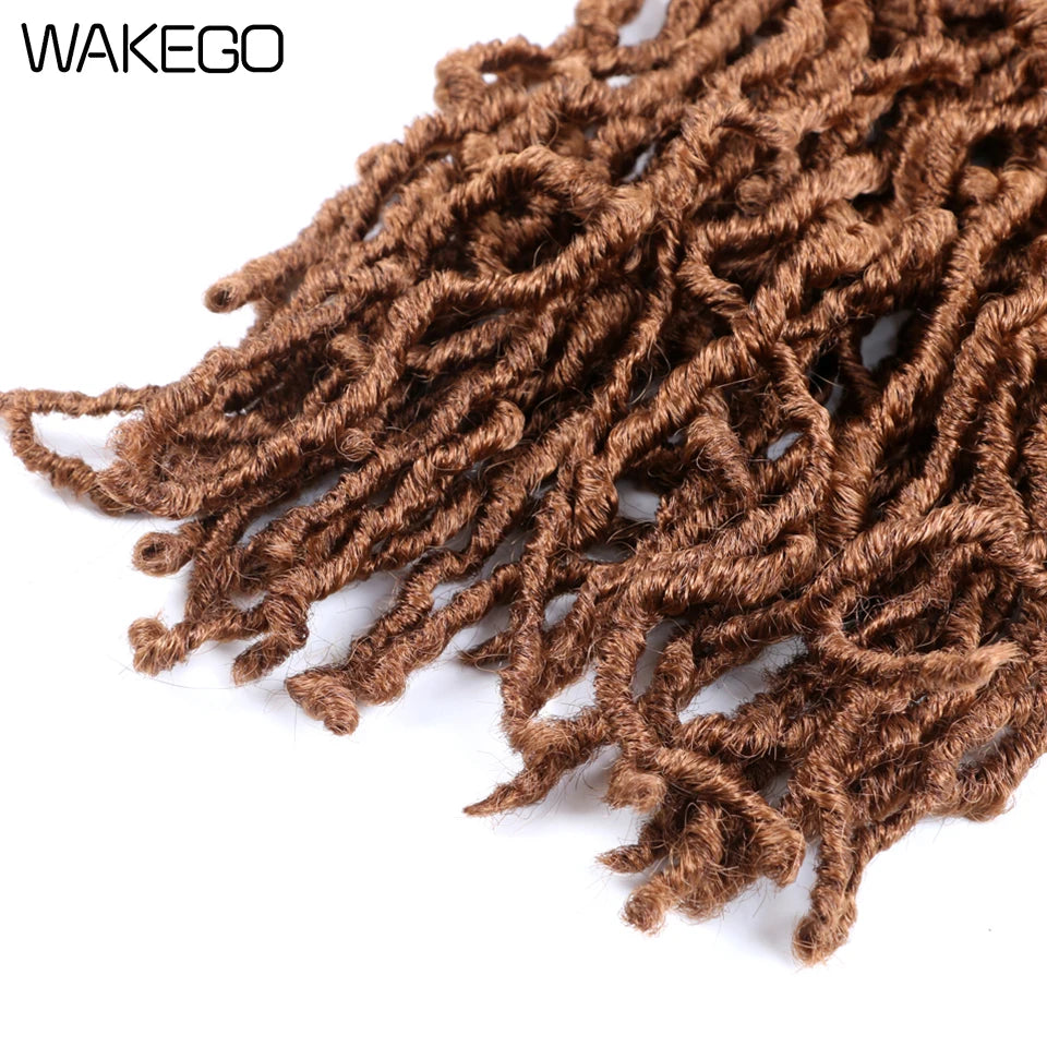 Wakego Faux Locs Crochet Hair – Soft Locs 14/18/24’’ – Extensions Tressées 9 Couleurs