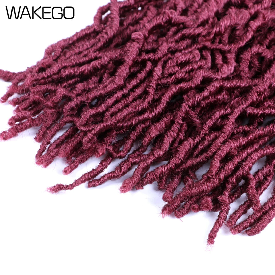 Wakego Faux Locs Crochet Hair – Soft Locs 14/18/24’’ – Extensions Tressées 9 Couleurs
