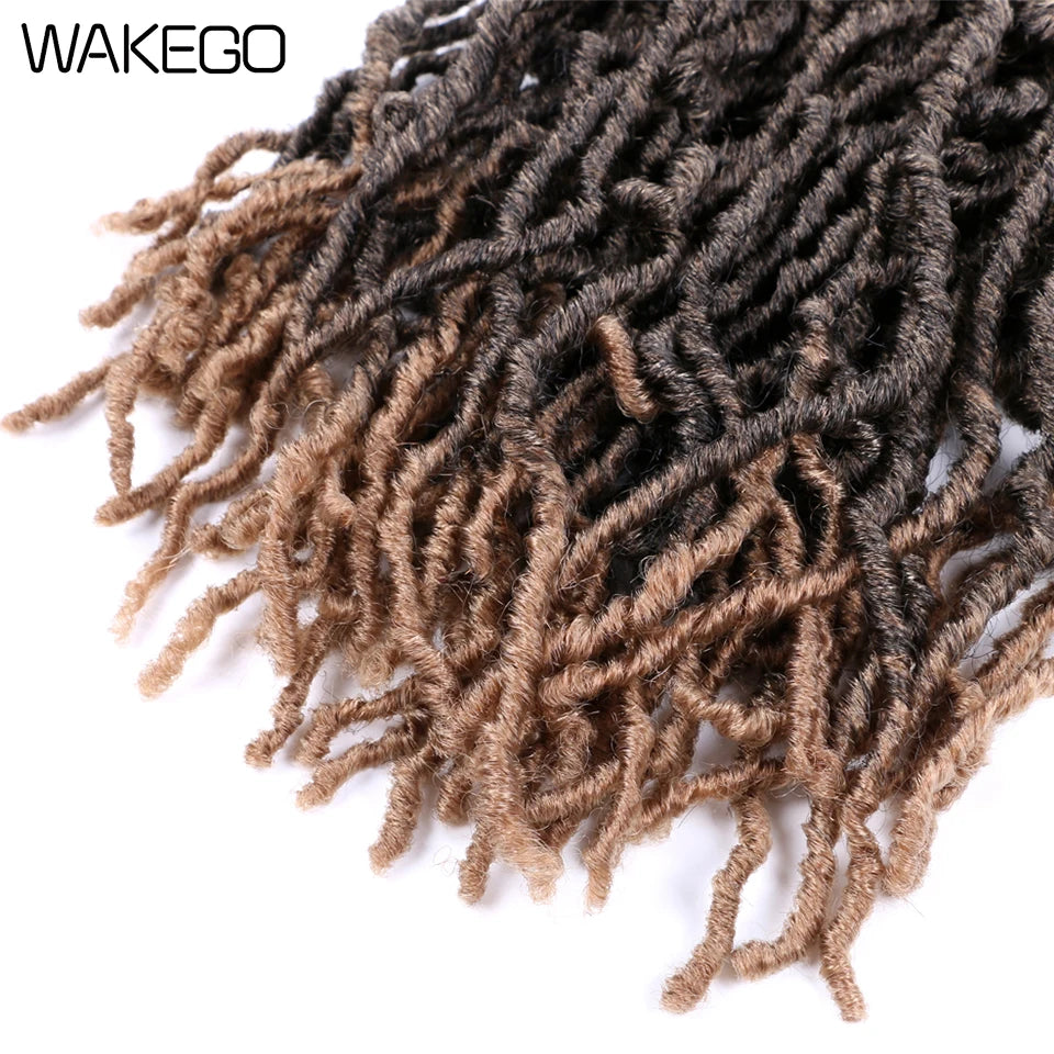 Wakego Faux Locs Crochet Hair – Soft Locs 14/18/24’’ – Extensions Tressées 9 Couleurs