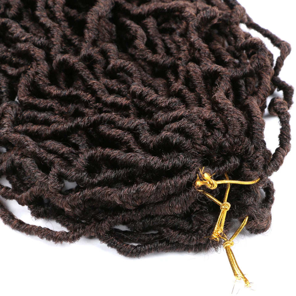 Wakego Faux Locs Crochet Hair – Soft Locs 14/18/24’’ – Extensions Tressées 9 Couleurs