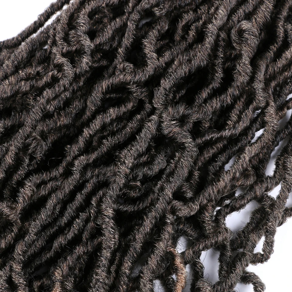 Wakego Faux Locs Crochet Hair – Soft Locs 14/18/24’’ – Extensions Tressées 9 Couleurs