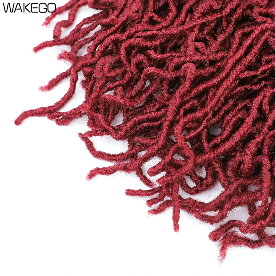Wakego Faux Locs Crochet Hair – Soft Locs 14/18/24’’ – Extensions Tressées 9 Couleurs
